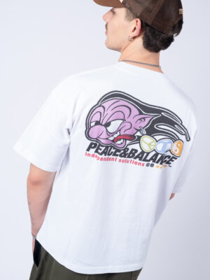 Monster White Tee